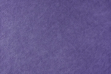 Texture background of velours purple fabric. Upholstery velveteen texture fabric, corduroy furniture textile material, design interior, decor. Ridge fabric texture close up, backdrop, wallpaper.