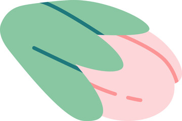 Sakura flowers flat icon Spring tree