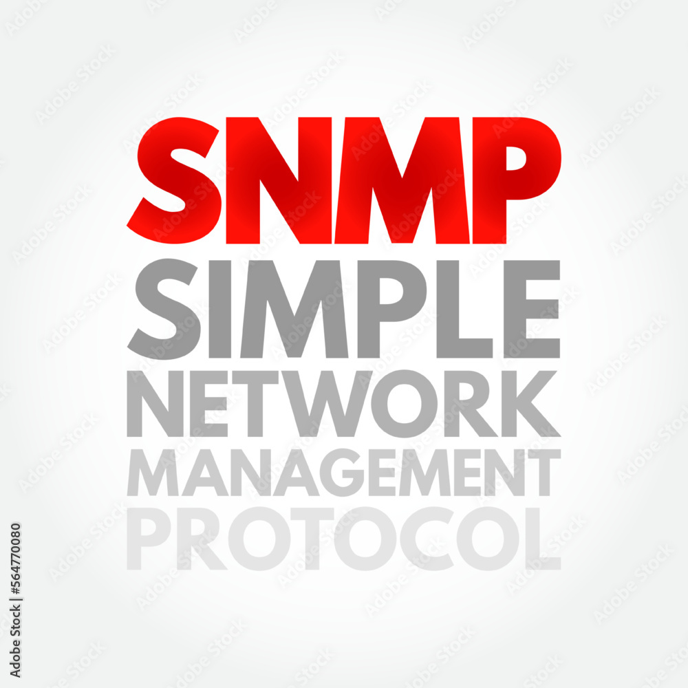 Aufkleber snmp - simple network management protocol is an internet standard protocol for collecting and organi