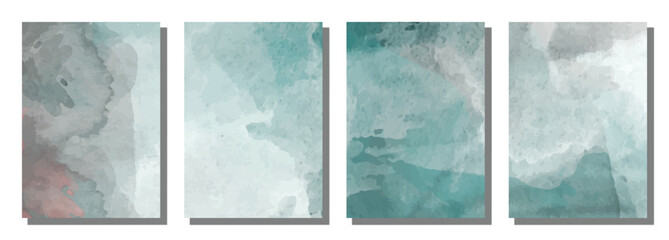 Abstract watercolor brush background.