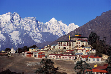 Tengboche monastery in the Khumbu region of Nepal.