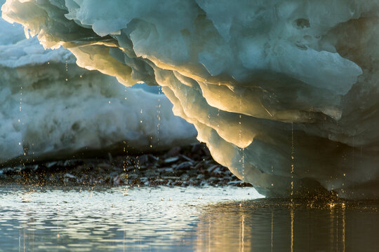 Melting Iceberg, Repulse Bay, Nunavut Territory, Canada