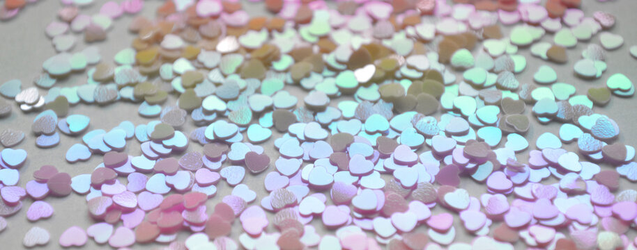 Fondo de corazones arco&iacute;ris / tornasol