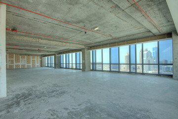 office interior empty unfurnished 