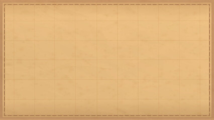 Vintage old paper texture vector background. Brown old sheet with stripes and frame. Antique parchment for map EPS10 © Angela Ksen