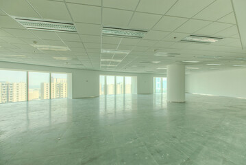 office interior empty unfurnished 