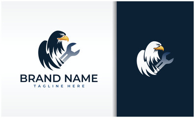 Eagle Wrench Logo Templates