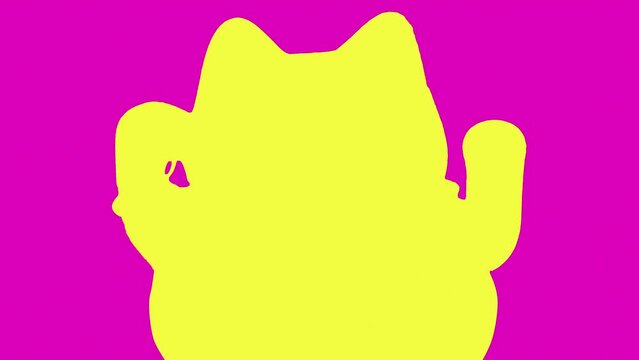 Lucky manejo cat waving