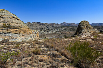 Rock formation in Isalo national park ,Madagascar