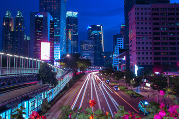 Buildings in Sudirman, which is Central Business District of Jakarta