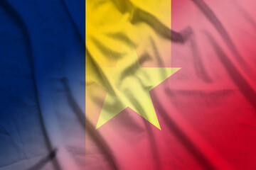 Chad and Vietnam official flag international contract VNM CHL