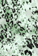 Seamless leopard pattern, animal print.