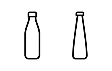 Bottle icon vector illustration. bottle sign and symbol