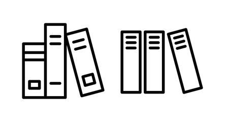 Library icon vector illustration. education sign and symbol