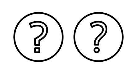 Question icon vector illustration. question mark sign and symbol