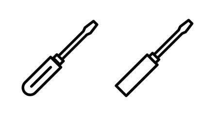 Screwdriver icon vector illustration. tools sign and symbol