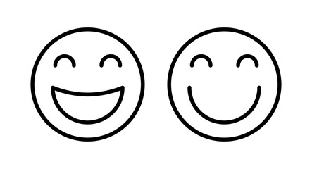 smile icon vector illustration. smile emoticon icon. feedback sign and symbol