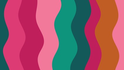 Aesthetic viva magenta green pink backgrounds and textures with colorful abstract art creations, minimalist presentation design with abstract organic shapes