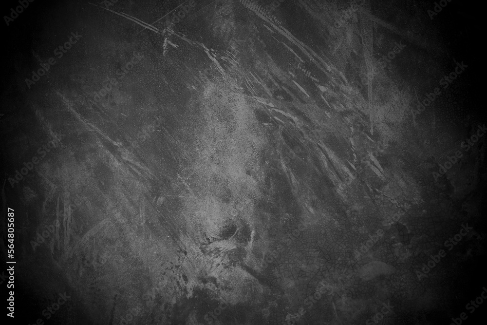 Wall mural old wall texture cement dark black gray background abstract grey color design are light with white g