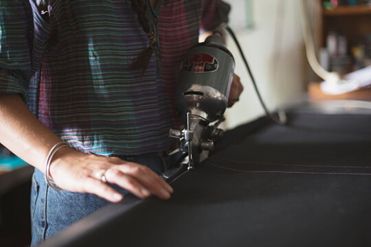 cutting fabric