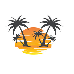 sun illustration logo