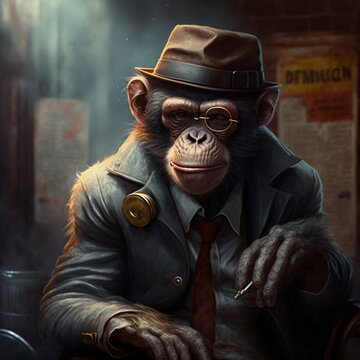 mob monkey #3, generative ia
