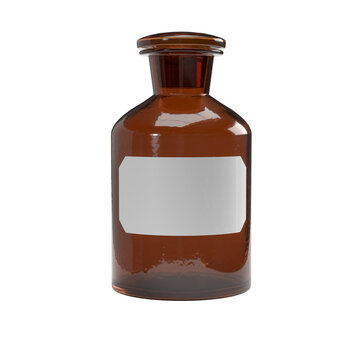 PNG 3D Render Bottle Of Medicine