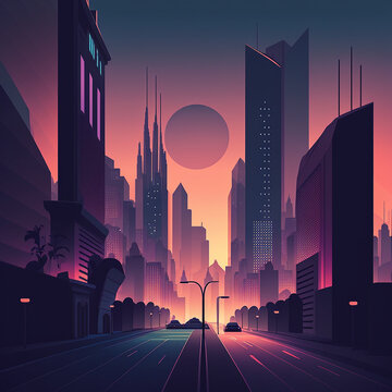 city scene