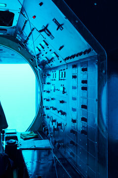 Control panel in a small sub