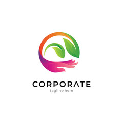 Nature and environment care logo vector