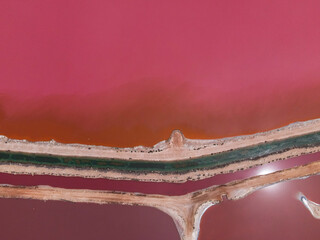 Pink Lake, Hutt Lagoon - Perth, Western Australia 