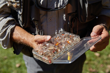Man and his tackle-box