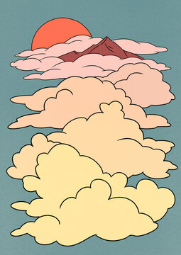 A Bird's Eye View Among the Clouds