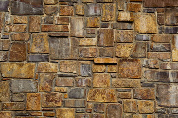 Beautiful stone wall as background, closeup view