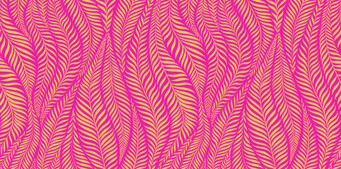 Luxury seamless pattern with palm leaves. Modern stylish floral background.