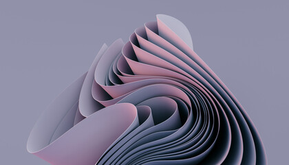 Floating lilac fabric