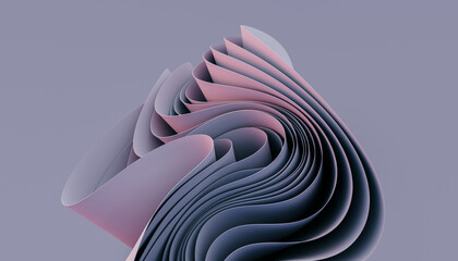 Floating lilac fabric