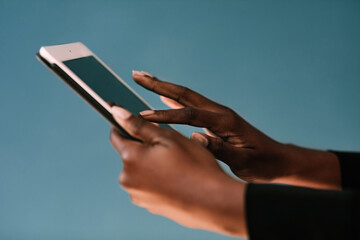Woman Using Digital Tablet