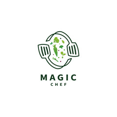 magic chef logo design for food