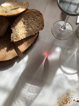 Table set for lunch