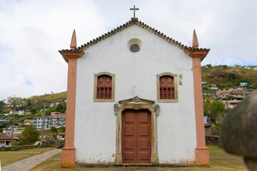 Front view of Immaculate Conception chuch, Ouro Preto,MG, Brazil