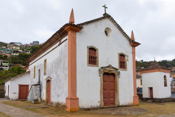 Side view of Immaculate Conception chuch, Ouro Preto,MG, Brazil