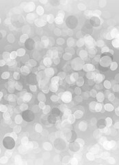 digitally created white bokeh background