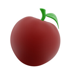 Apple, 3d Apple, 3d Fruits, 