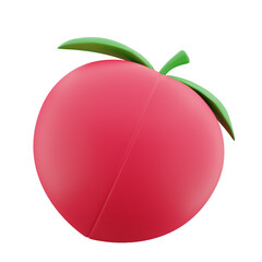 Peach Fruit, 3d Peach Fruit