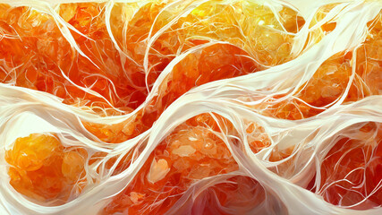 Gradient blob abstract glow background. illustration Generative AI Content by Midjourney