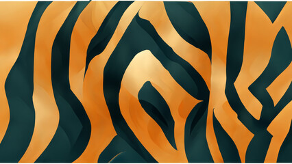 Simple background made of tiger armor illustration Generative AI Content by Midjourney