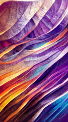 Textured multi Colorful Purple abstract color spectrum lines illustration Generative AI Content by Midjourney