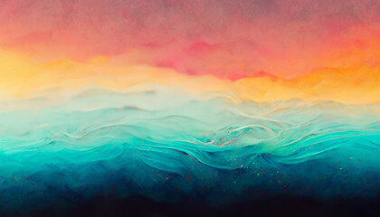 3d 8k 16k fluid pastel color paintbrush strokes illustration Generative AI Content by Midjourney