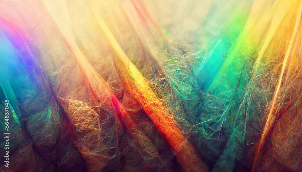 Poster abstract blurred gradient mesh background in bright rainbow illustration generative ai content by mi